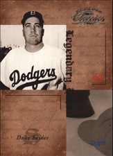 2004 Donruss Classics Legendary Hats Dodgers Baseball Card #28 Duke Snider /50