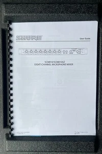 Shure eight-channel microphone mixer user Manual - Picture 1 of 2