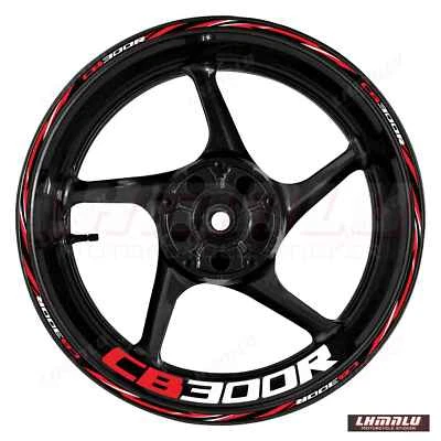 For HONDA CB300R Motorcycle Waterproof Decal Wheel Reflective RIM Stickers - Image 1 of 4