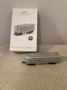 Hallmark QXI3193 Lionel 2436 "Summit" Observation Car Keepsake Ornament 2018 - Picture 1 of 9