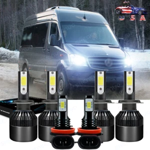 Kit combinado de faros LED + faros antiniebla para Mercedes-Benz Sprinter 2500 3500 - Imagen 1 de 12