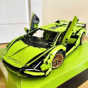 3696PCS Lamborghini Building Blocks Compatible SIAN Car Model Toy Gift 42115 - Picture 1 of 6