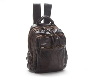 BZNA Rucksack Bernd Braun Designer Backpacker Unisex Lederrucksack - Picture 1 of 7