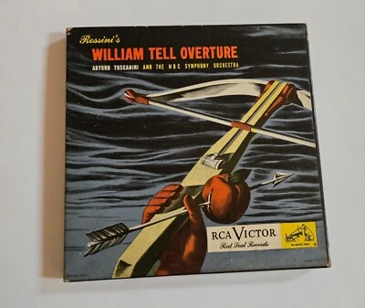 ROSSINI William Tell Overture 7" Box Set VINYL Toscanini WDM 605 - Image 1 of 4