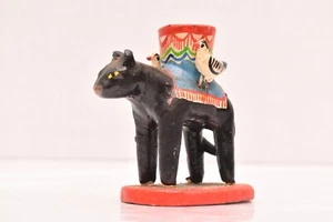Vintage Castillo Mexikanische Volkskunst Keramik Kerzenständer Kerzenständer Panther - Bild 1 von 9
