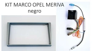 Espressa Marco Montaggio Radio 2din Opel Meriva 2005-2010 Grigio Kit Cornice - Foto 1 di 1