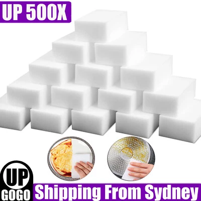 10/100/300/500 Magic Sponge Eraser Cleaning Multi-function Foam Melamine Cleaner - image 1 of 4