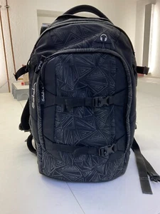 Satch Büchertasche Schwarz Weiss gebraucht Schulrucksack - Bild 1 von 4