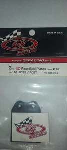 DE RACING Team Associated Rear Skid Plates DER-210-A - Imagen 1 de 2