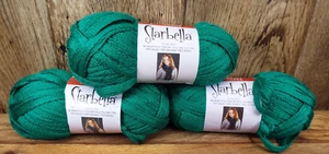 3 Skeins of Premier Yarn Starbella EMERALD 15-44-3.5 OZ EACH/33 YARD - Picture 1 of 3