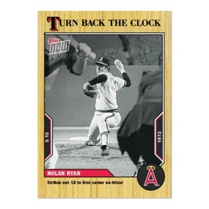 Nolan Ryan 2022 MLB TOPPS NOW Turn Back The Clock 46 Presale Angels TBTC