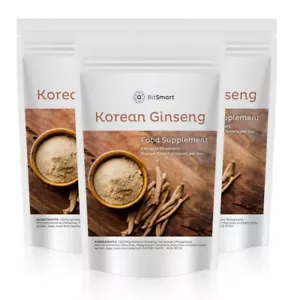 Korean Ginseng Tablets 1300mg High Strength | EXTRA POTENCY Male Libido | UK - Picture 1 of 3