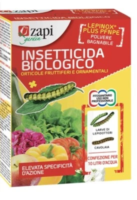 ZAPI GARDEN INSETTICIDA BIOLOGICO ORTICOLE FRUTTIFERI E ORNAMENTALI ZAPI BUSTA DA 10G