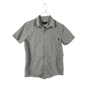 Molokai Surf Co. Teens Kurzarm Hemd mit Knopfleiste Thunderbolt grau Größe L/14 - Bild 1 von 8