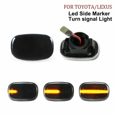 For Toyota Hilux SR5 vigo MK6 Carina E T Pickup Dynamic LED Side Marker light 2X — 第 1/4 张图片