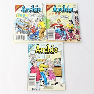 Lot of 3 Archie Digest Magazines Archie Digest Library Softcover #s 180 192 200 - Picture 1 of 4