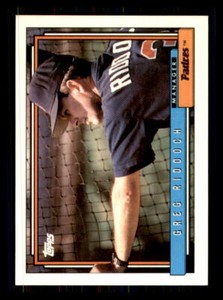 1992 Baseball Topps Greg Riddoch San Diego Padres #351 MGR
