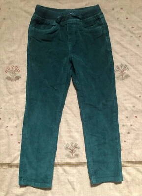Hanna Andersson Green Corduroy Pull On Straight Leg Pants, Size 130 - Image 1 of 3