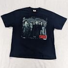 Vtg Y2K Puddle of Mudd T-Shirt Men's XL 2002 Double-Sided Rock Band Tee Blue EUC