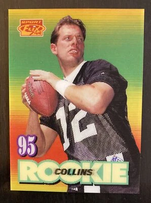 1995 Sportflix Kerry Collins Card  #122 Rookie RC HOF  - Image 1 of 2