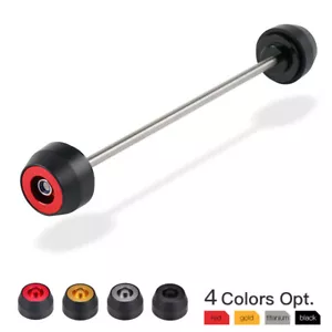Motorcycle Axle Sliders Spindle Bobbins For Aprilia Shiver 900 Dorsoduro 900 - Foto 1 di 12