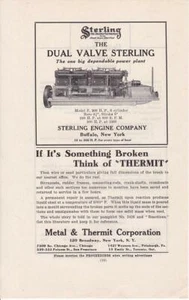 1920 Sterling Navy Boat Engine Print-Ad/  300HP - Picture 1 of 1
