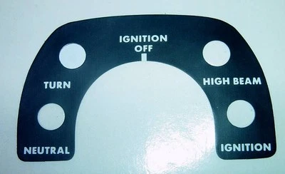 Norton Commando MK3, Roadster, High Rider, Interstate, OEM, Dash Console DECAL - Image 1 of 3