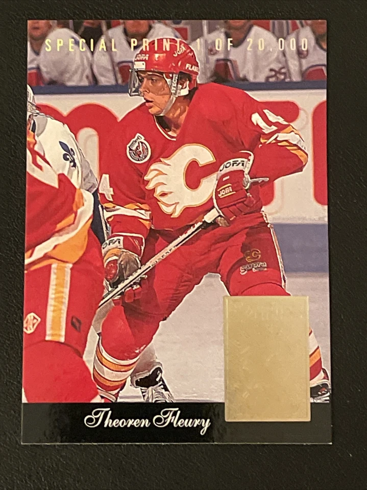 Donruss 1993-94 impresión especial Theo Fleury #D Foto 1 de 1
