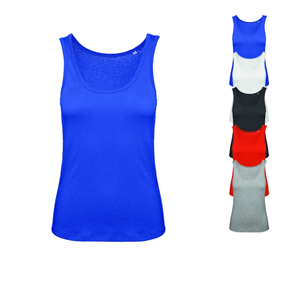 B&C Damen INSPIRE TANK T Top Rundhals Bio-Baumwolle XS S M L XL XXL Neu TW073 - Bild 1 von 1