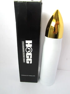 Bicchiere Hogg Outfitters 17 oz On Point in acciaio inox isolato bianco/oro NUOVO - Foto 1 di 7
