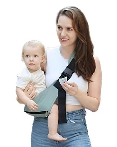 Baby Sling Carrier Newborn to ToddlerErgonomic Sling Carrier with Adjustable ... - Picture 1 of 6