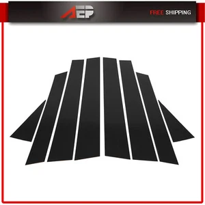 Juego de 8 postes de pilar negros molduras de puerta de piano para Honda CRV 2007-2012 kit de cubierta - Imagen 1 de 7