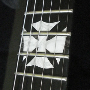 James Hetfield ESP TRUCKSTER Iron Cross Flag MOP Inlay Stickers for ANY GUITAR - Picture 1 of 6