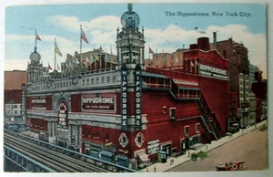 NEW YORK CITY 1915 POSTCARD THE HIPPODROME #4r43e - Picture 1 of 2