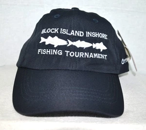 *BLOCK ISLAND INSHORE FISHING TOURNAMENT * Fishing Ball cap hat *OURAY 51356-7* - Picture 1 of 3
