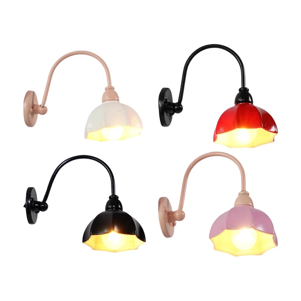 Applique da parete in miniatura per casa delle bambole 1/12, accessorio per casa - Immagine 1 di 1