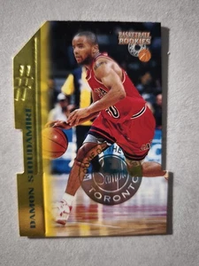 1996 Score Board Basketball Rookies - Die Cuts Damon Stoudamire Sample - Bild 1 von 2