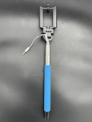 Mono Pod Selfie Stick Extendable Smartphone Camera Mount Handheld 42"Blue - Image 1 of 4