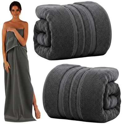 1X-2X Big Super Jumbo Bath Sheet 100% Egyptian Cotton Super Soft XXL Bath Towels - Image 1 of 3