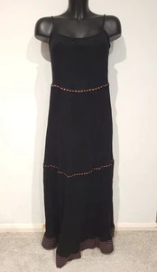 Maxikleid Esmara by Heidi Klum schwarz Boho-Stil bestickt Größe 10 - Bild 1 von 5
