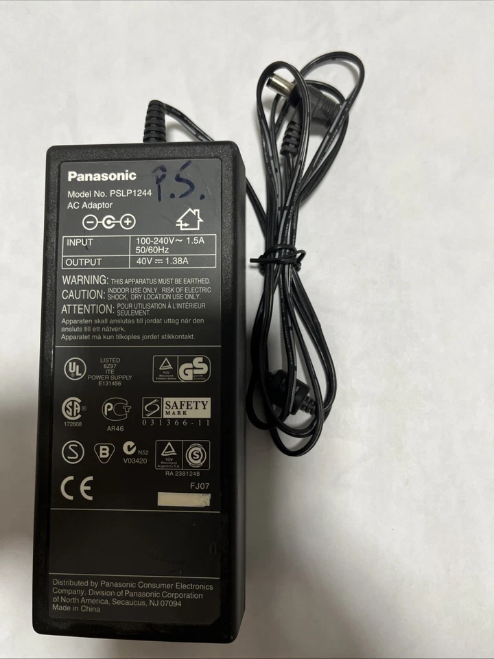 Panasonic PSLP1244 OEM Power Supply - Fits KX-TDA50 KX-TDA50G - Image 1 of 1