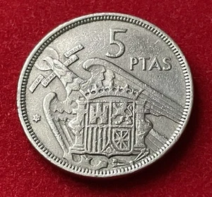 5 Peseten 1957 *59 | Spanien | Francisco Franco | Kupfer-Nickel-Legierung 🪙 - Bild 1 von 6