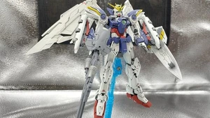  RG Wing Gundam Zero EW 1/144 Scale Bandai Model Kit #17 Pre-PAINTED - Picture 1 of 3