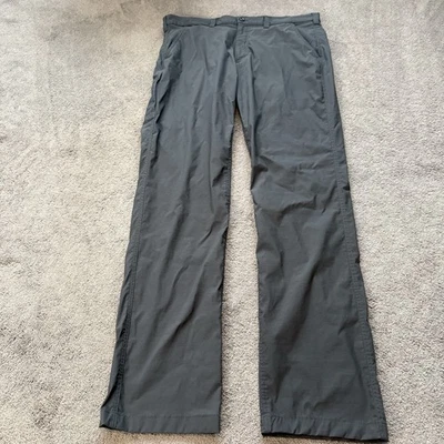 Eddie Bauer Travex Pants Gray Men’s 38Tx36 Outdoor Hiking Nylon Stretch - Image 1 of 4