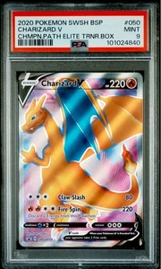 Charizard V Champions Path Elite Trainer Box Full Art PSA 9 Pokemon card #050 - Picture 1 of 2