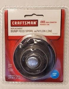 Craftsman Replacement Bump Feed Spool with Round Nylon Line .065" (#85967) - Picture 1 of 2