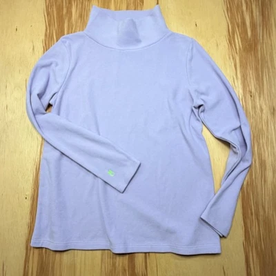 Dudley Stephens Park Slope Fleece Turtleneck – Lilac Purple – Women's M - Image 1 of 4