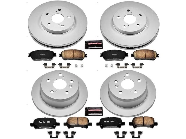 Kit de pastillas de freno y rotor delanteras y traseras para Toyota Solara 2005 2004-2008 FH341BR Foto 1 de 1
