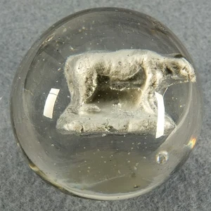 Marbles: SULPHIDE. Pig. 1-13/16". Near Mint(+) (8.8). (B1018) - Picture 1 of 6