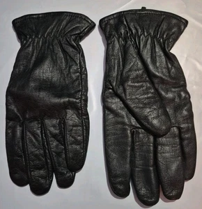 Herrenhandschuhe schwarz Echtleder Thinsulate - Herrengröße L - Bild 1 von 9